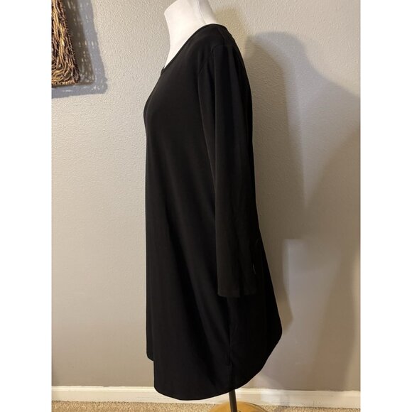 Michael Kors Dress XL Extra Large Black Stretch Jersey Career Church Washable - Picture 7 of 11